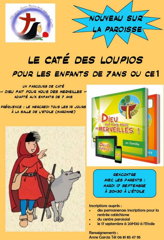 Le caté des Loupios Paroisse Sainte Thérèse de la vallée du Cailly